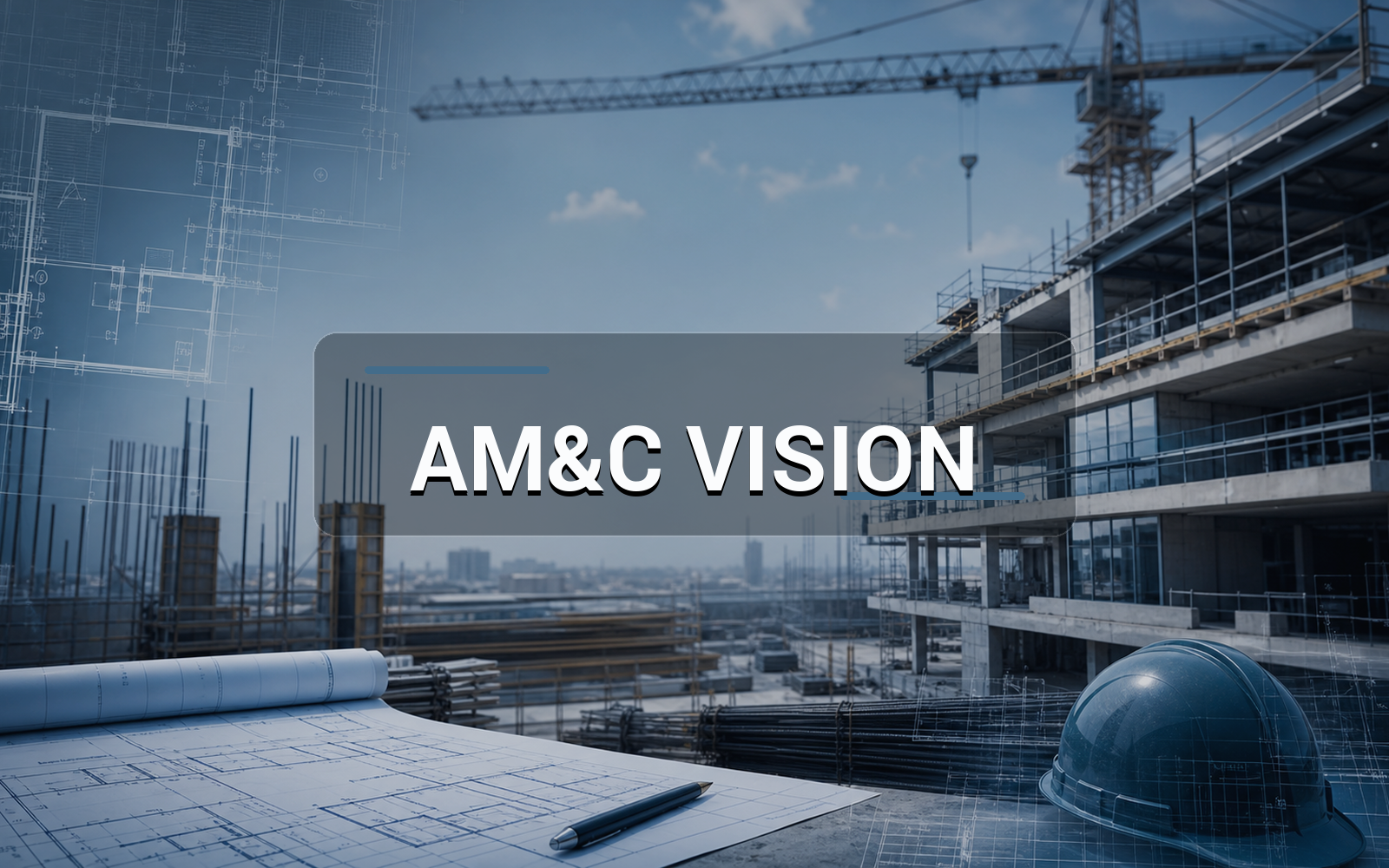 AM&C Vision construction site brand image
