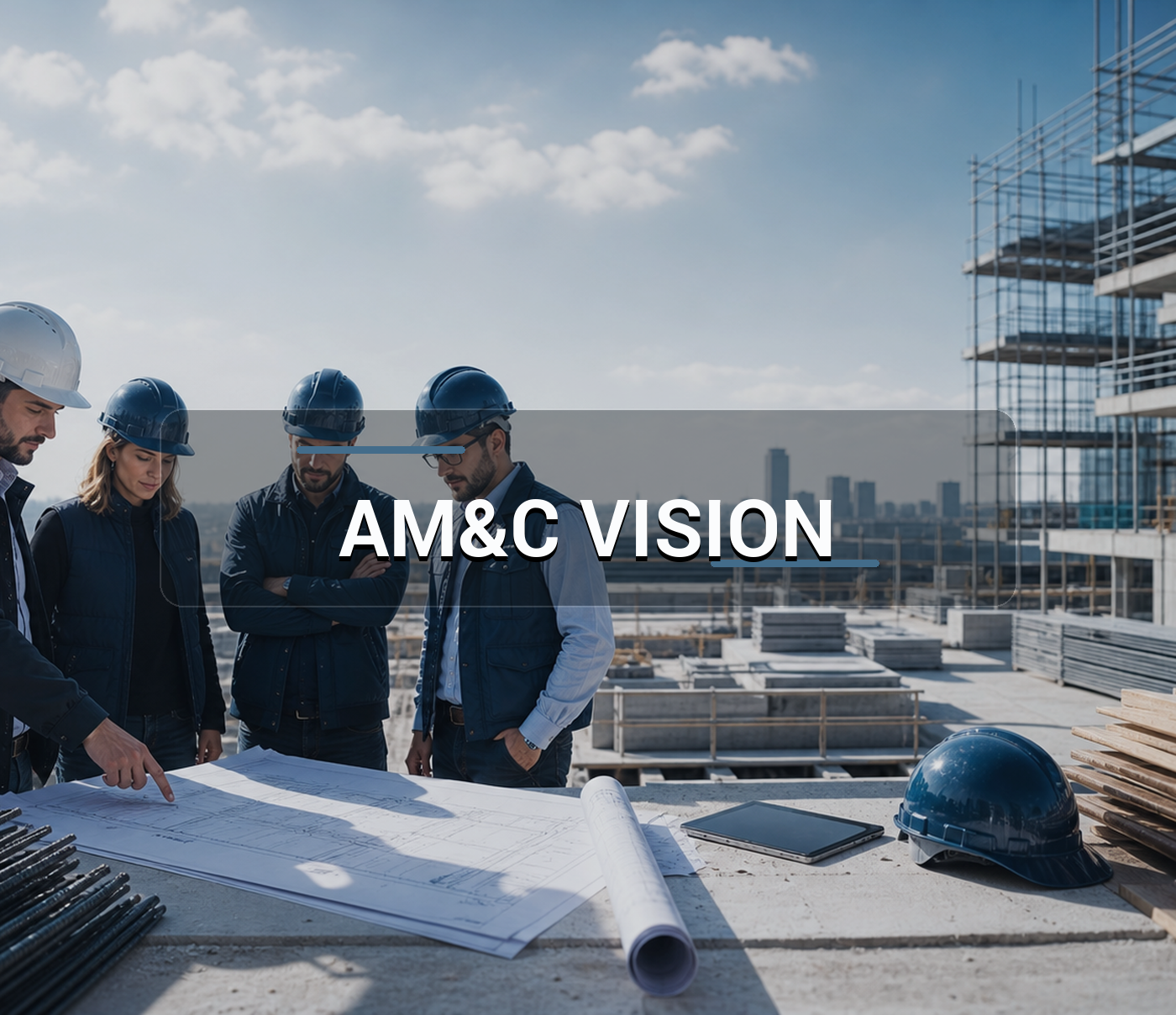AM&C Vision construction team brand image